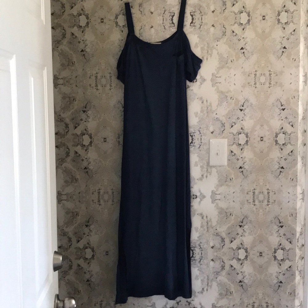 cloth & stone anthropology cold shoulder dress
